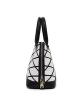Buckingham Medium Dome Satchel Bag White