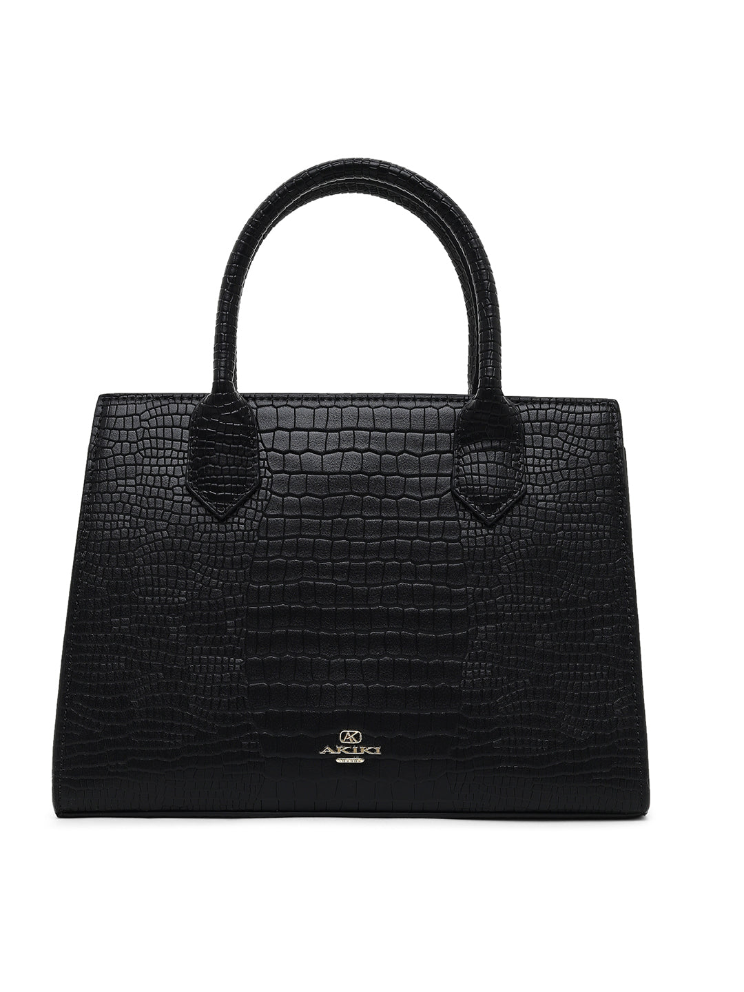Kensington Medium Satchel Bag Black