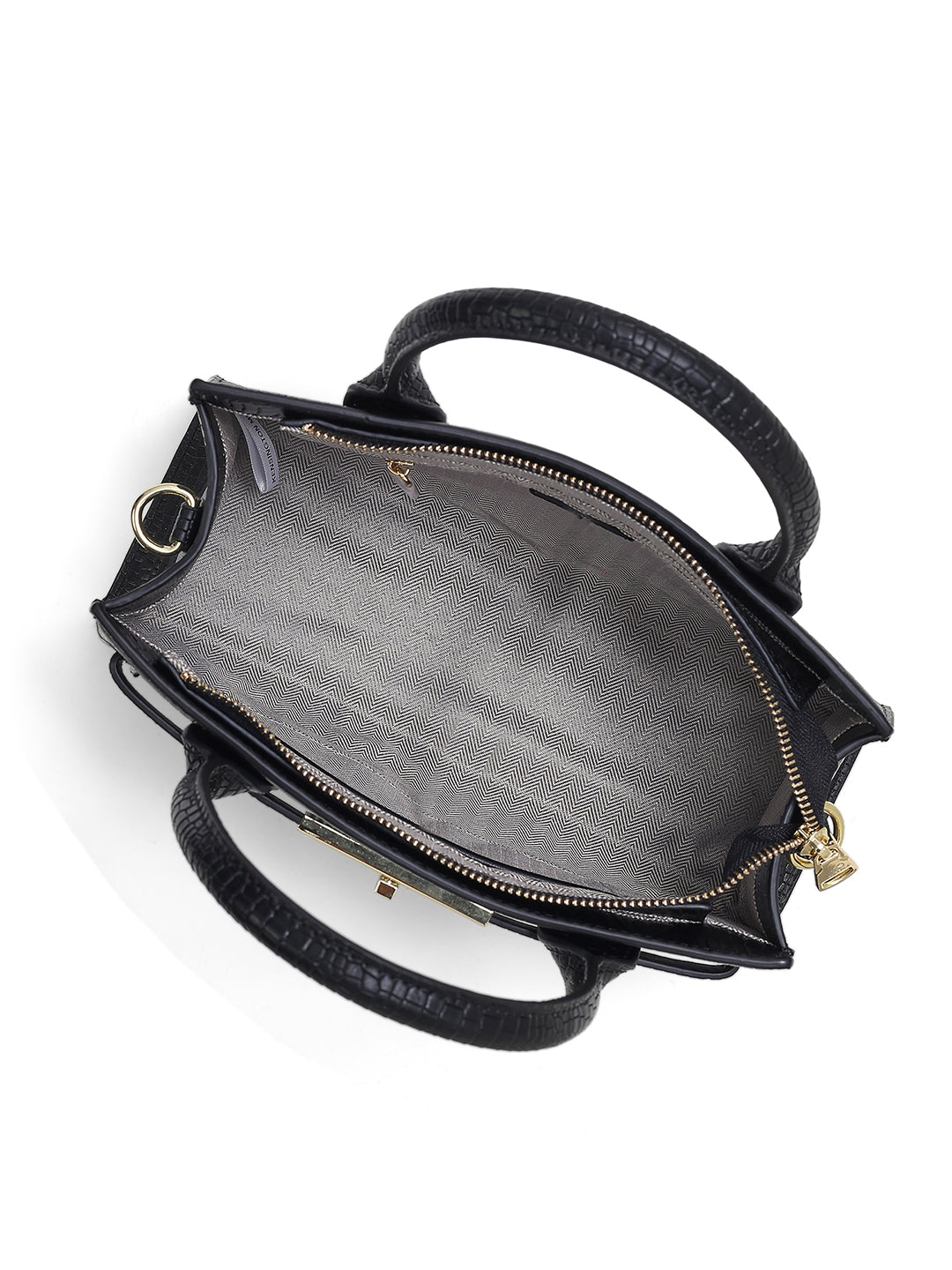Kensington Medium Satchel Bag Black