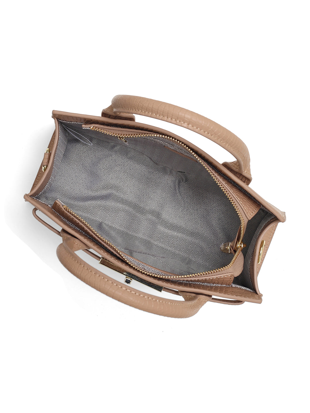 Kensington Medium Satchel Bag Beige