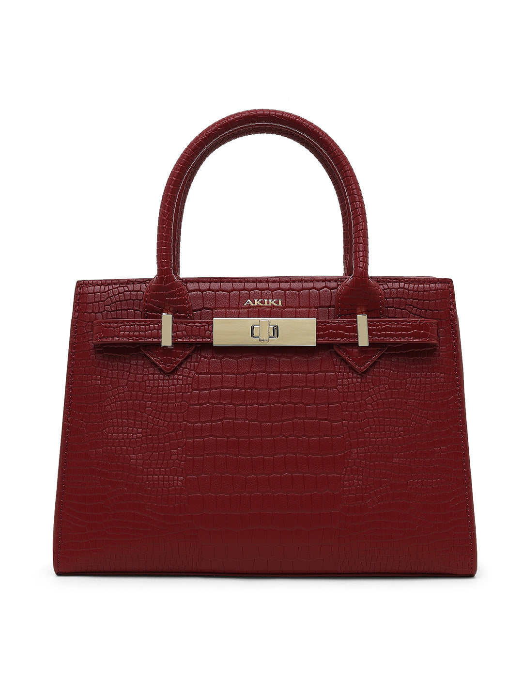 Kensington Medium Satchel Bag Red