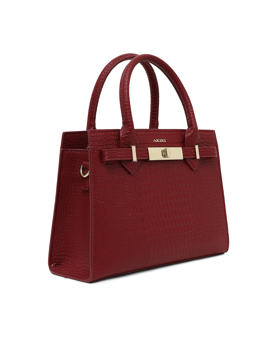 Kensington Medium Satchel Bag Red
