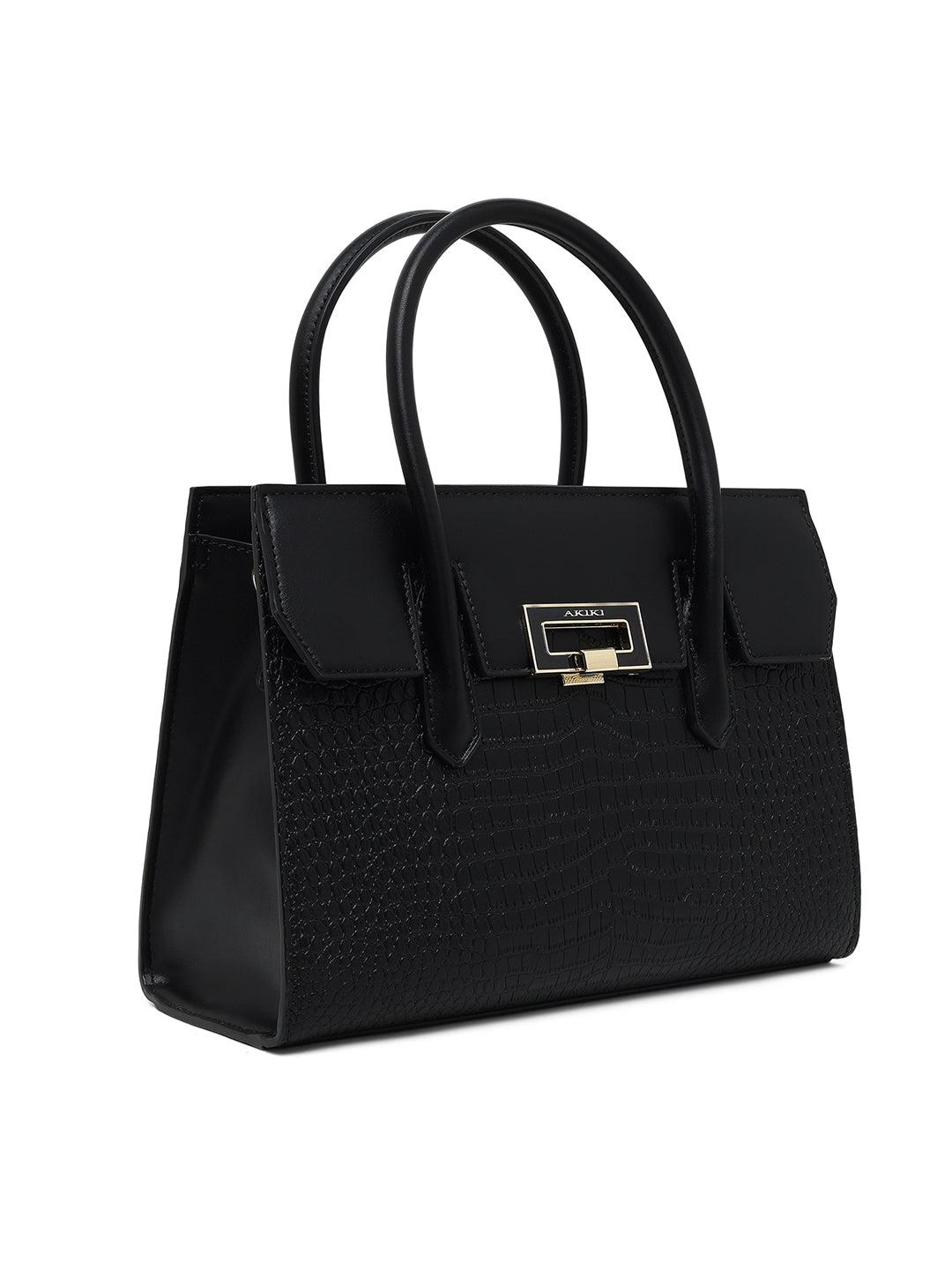 Camden Medium Satchel Bag Black