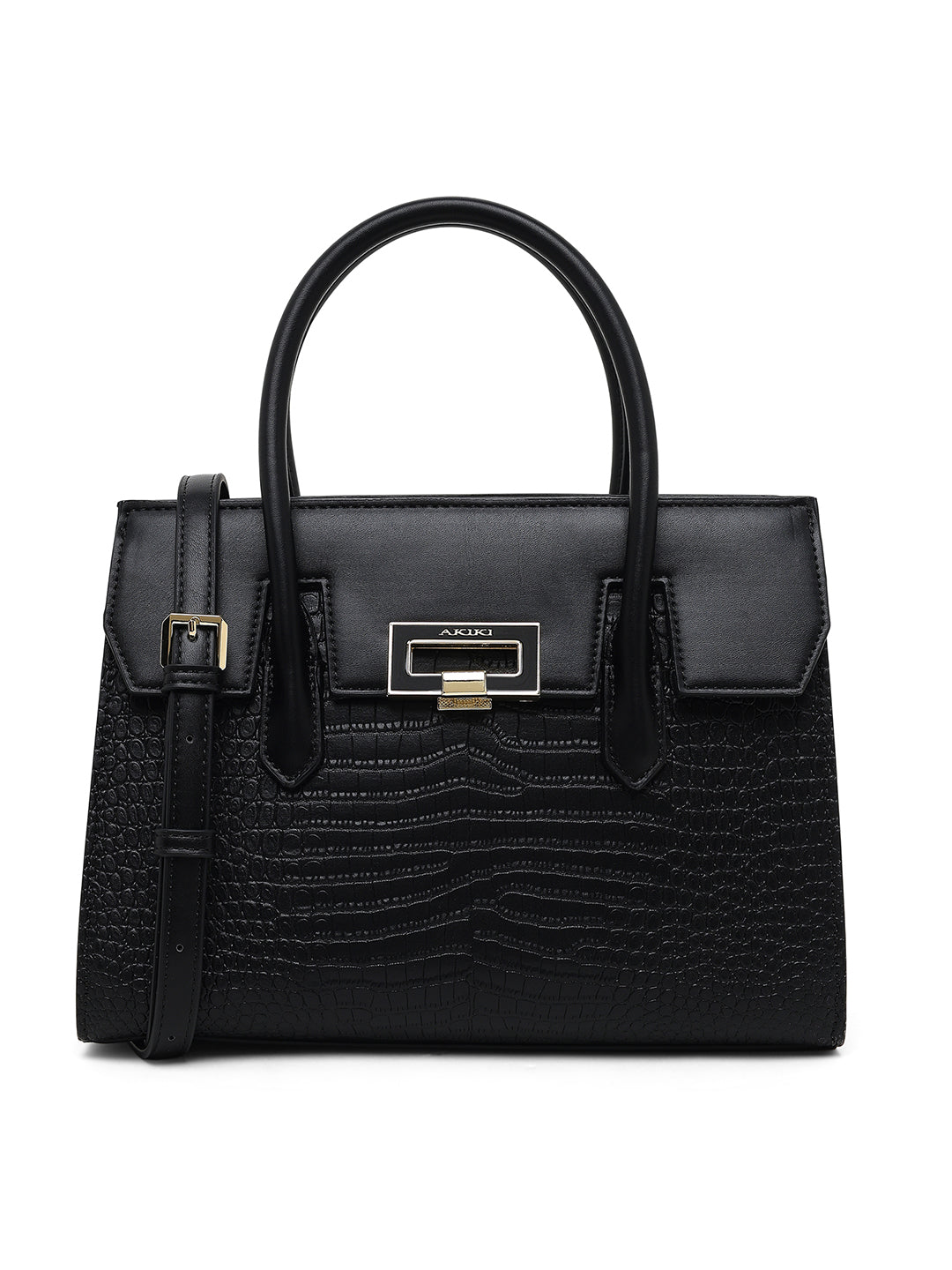 Camden Medium Satchel Bag Black
