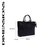 Edmonton 34 Large Tote Bag Black