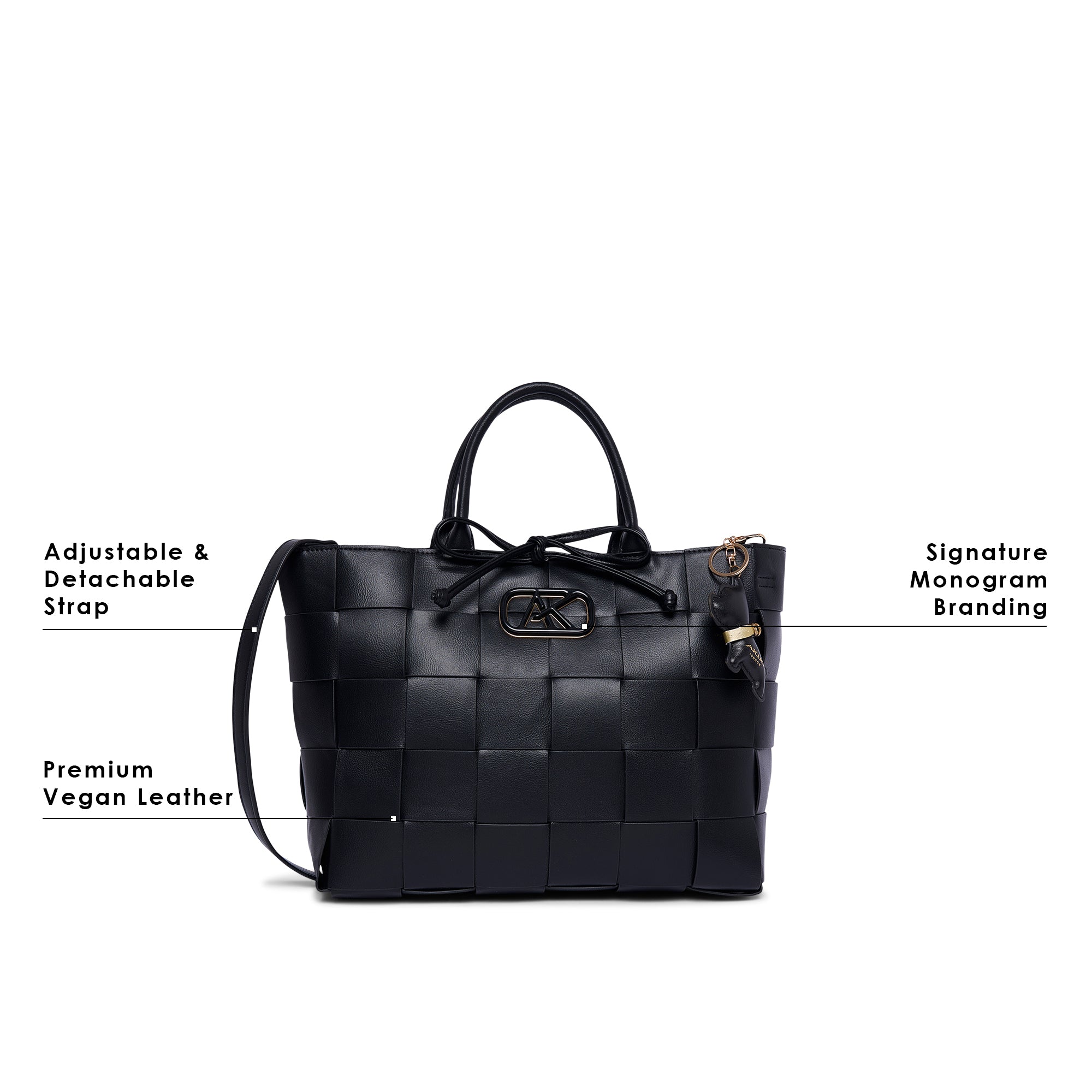 Edmonton 34 Large Tote Bag Black