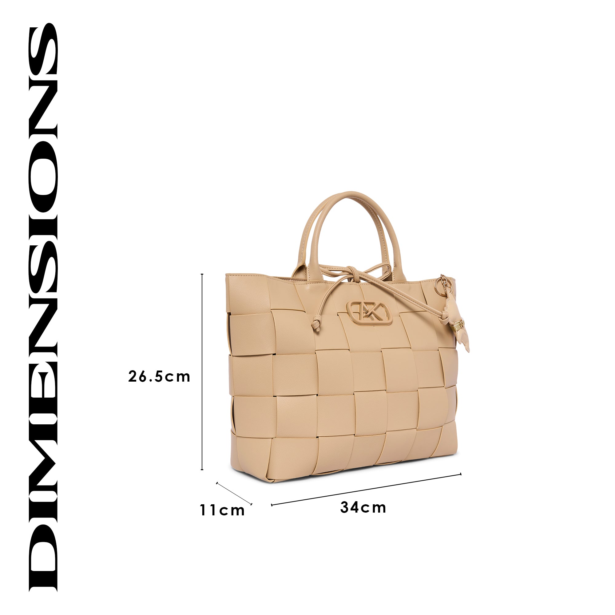 Edmonton 34 Large Tote Bag Beige
