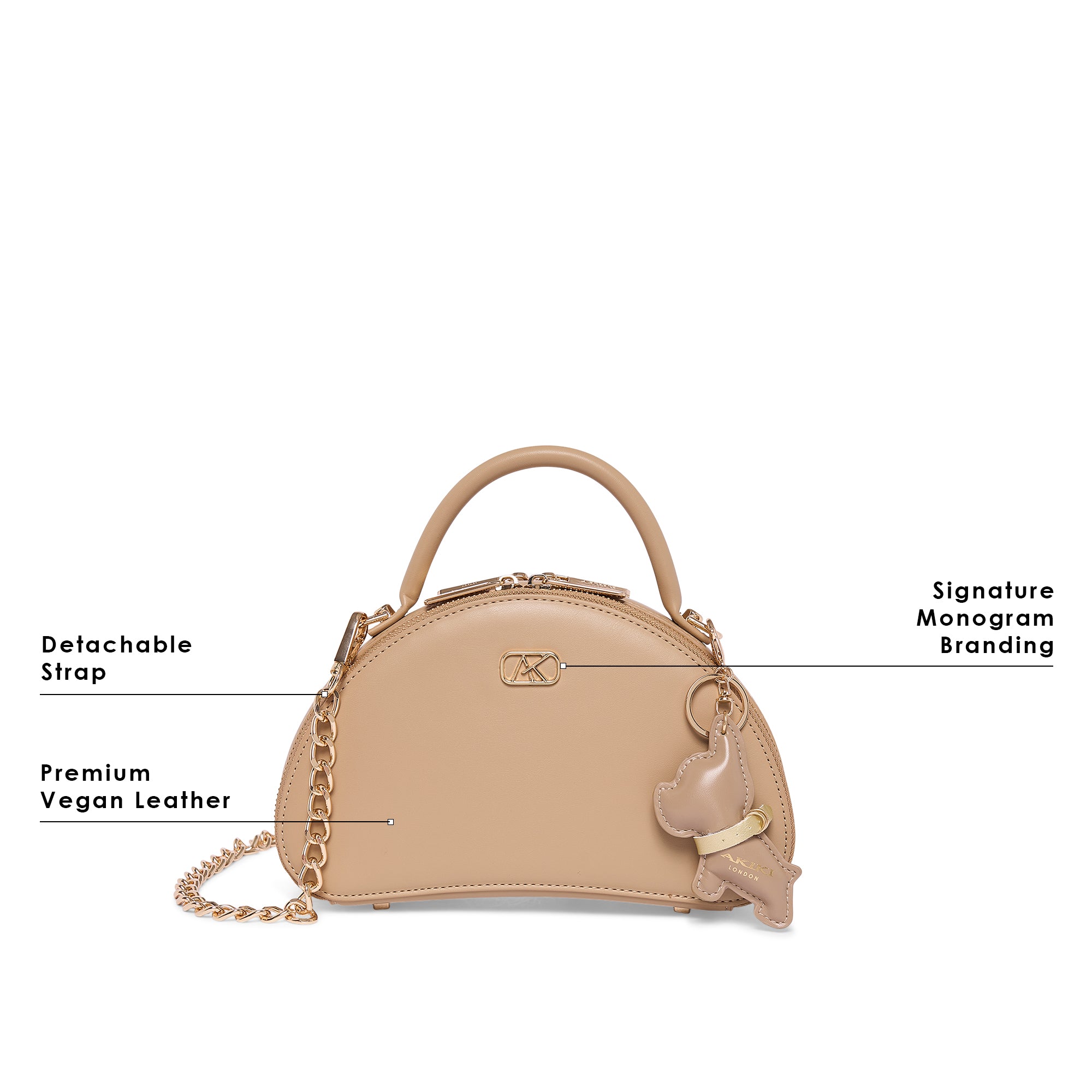 Millbank 24 Small Sling Bag Beige