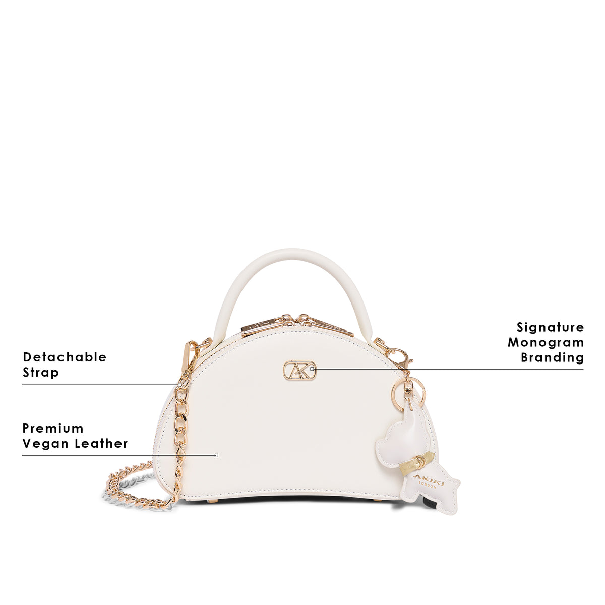 Millbank 24 Small Sling Bag Off White