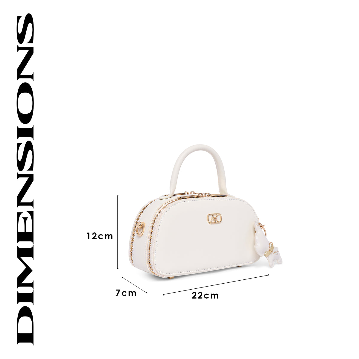 Millwall 22 Small Sling Bag Off White