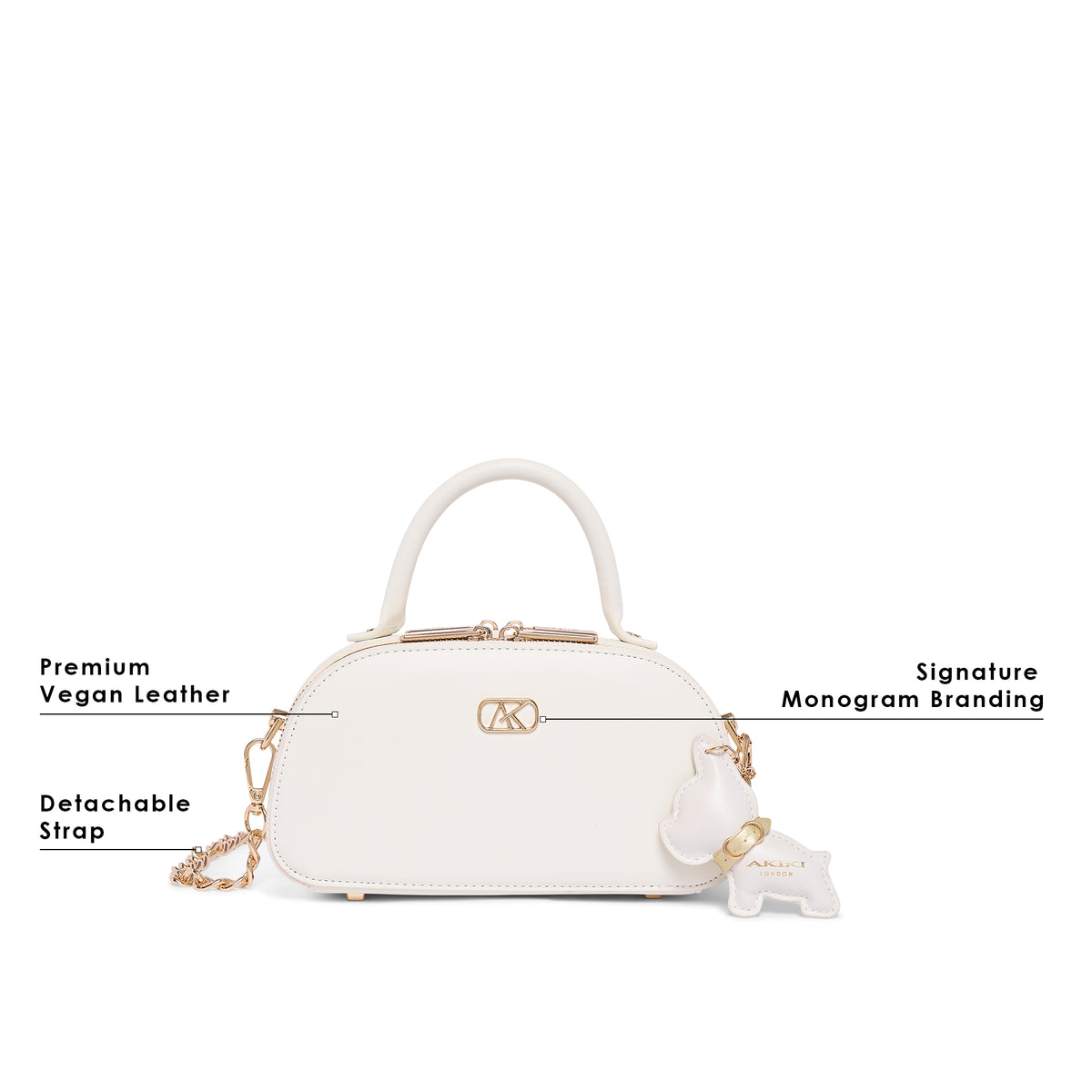 Millwall 22 Small Sling Bag Off White