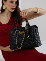Waterloo 13 Medium Satchel Bag Black