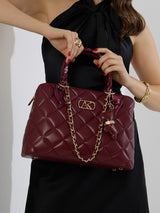 Waterloo 13 Medium Satchel Bag Wine