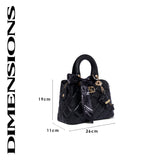 Whitehall 11 Small Satchel Bag Black