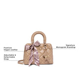 Whitehall 11 Small Satchel Bag Beige