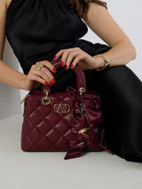 Whitehall 11 Small Satchel Bag Wine