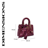 Whitehall 11 Small Satchel Bag Wine