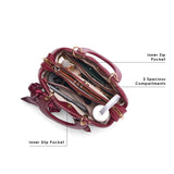 Whitehall 11 Small Satchel Bag Wine