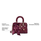 Whitehall 11 Small Satchel Bag Wine