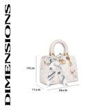 Whitehall 11 Small Satchel Bag Off White
