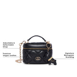 Clapham 7 Small Vanity Bag Black