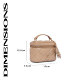 Clapham 7 Small Vanity Bag Beige