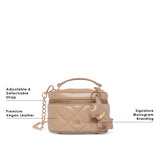 Clapham 7 Small Vanity Bag Beige