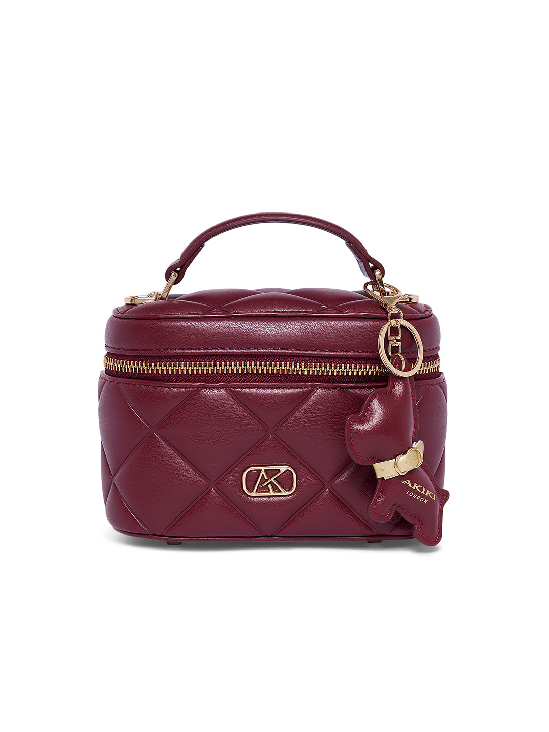 Clapham 7 Small Vanity Bag Wine
