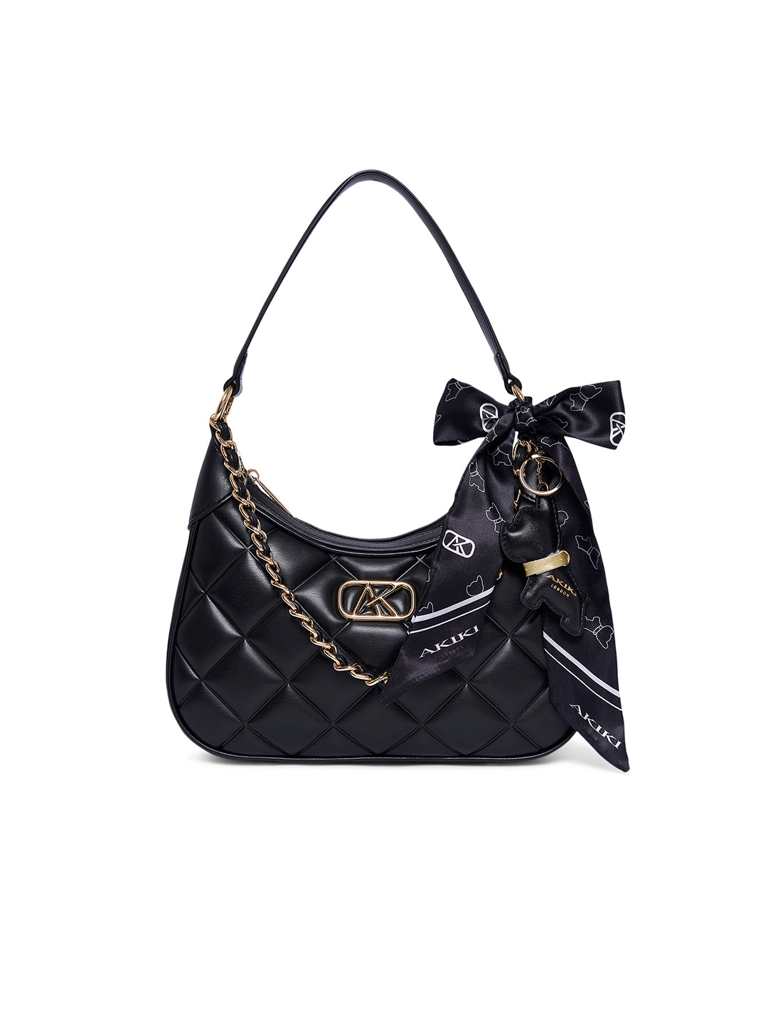 Catford 8 Small Hobo Bag Black