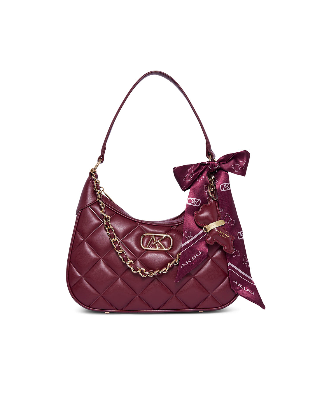 Catford 8 Small Hobo Bag Wine