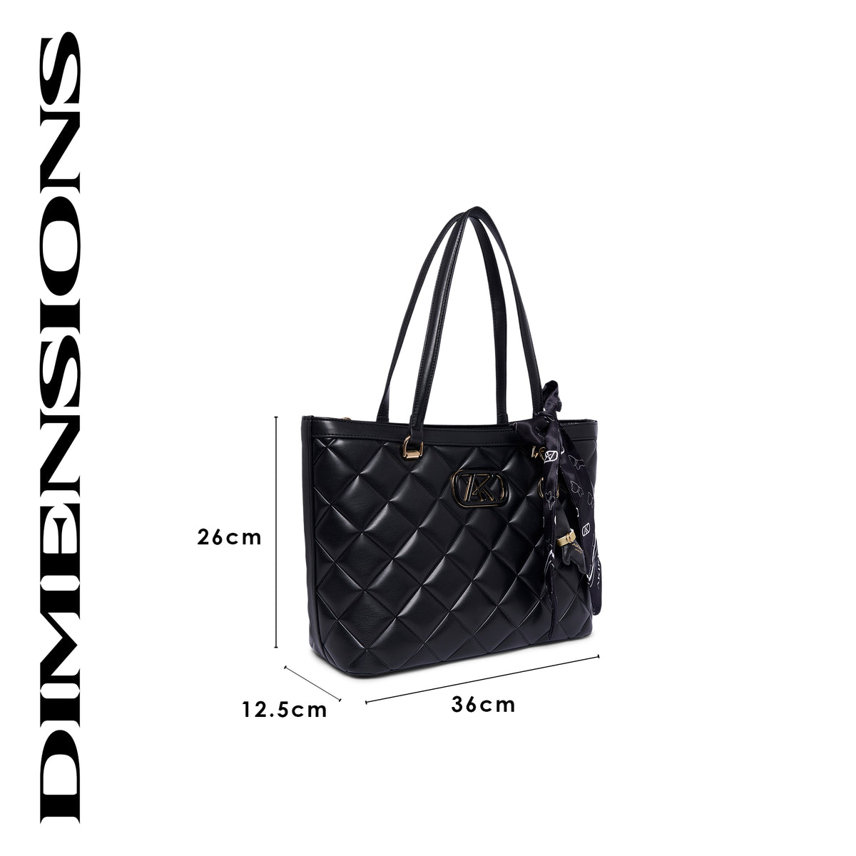 Vauxhall 36 Large Tote Bag Black