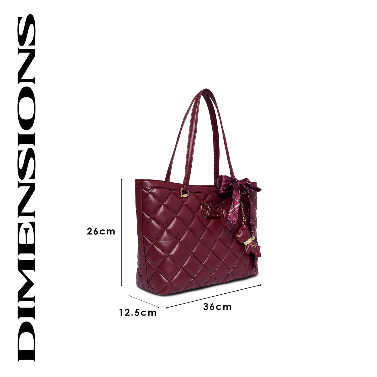 Vauxhall 36 Large Tote Bag Wine