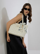 Vauxhall 36 Large Tote Bag Off White