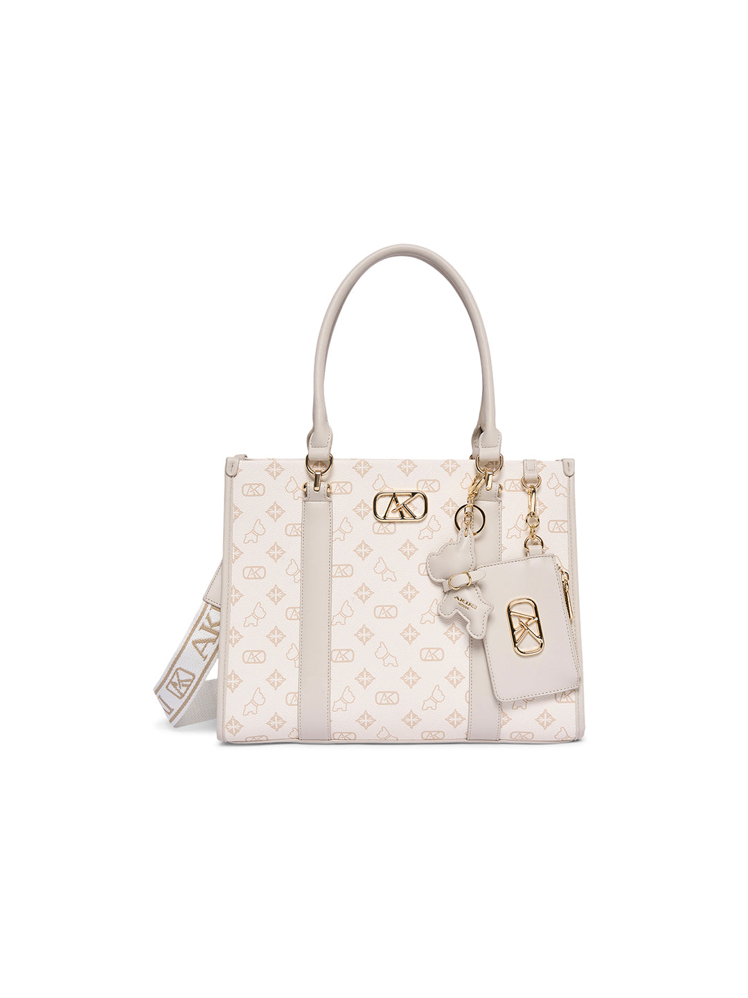 Holborn Large Box Satchel Bag Off White