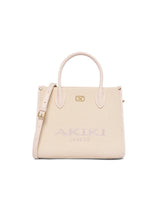 Manor 28 Box Medium Satchel Bag Off White