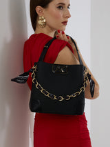 Sudbury 23 Medium Bucket Bag Black