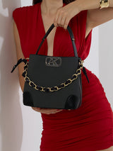 Sudbury 23 Medium Bucket Bag Grey
