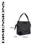Sudbury 23 Medium Bucket Bag Grey