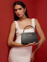Hackney 23 Frame Small Handbag Black