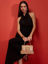 Southwark 25 Flap Small Handbag Beige