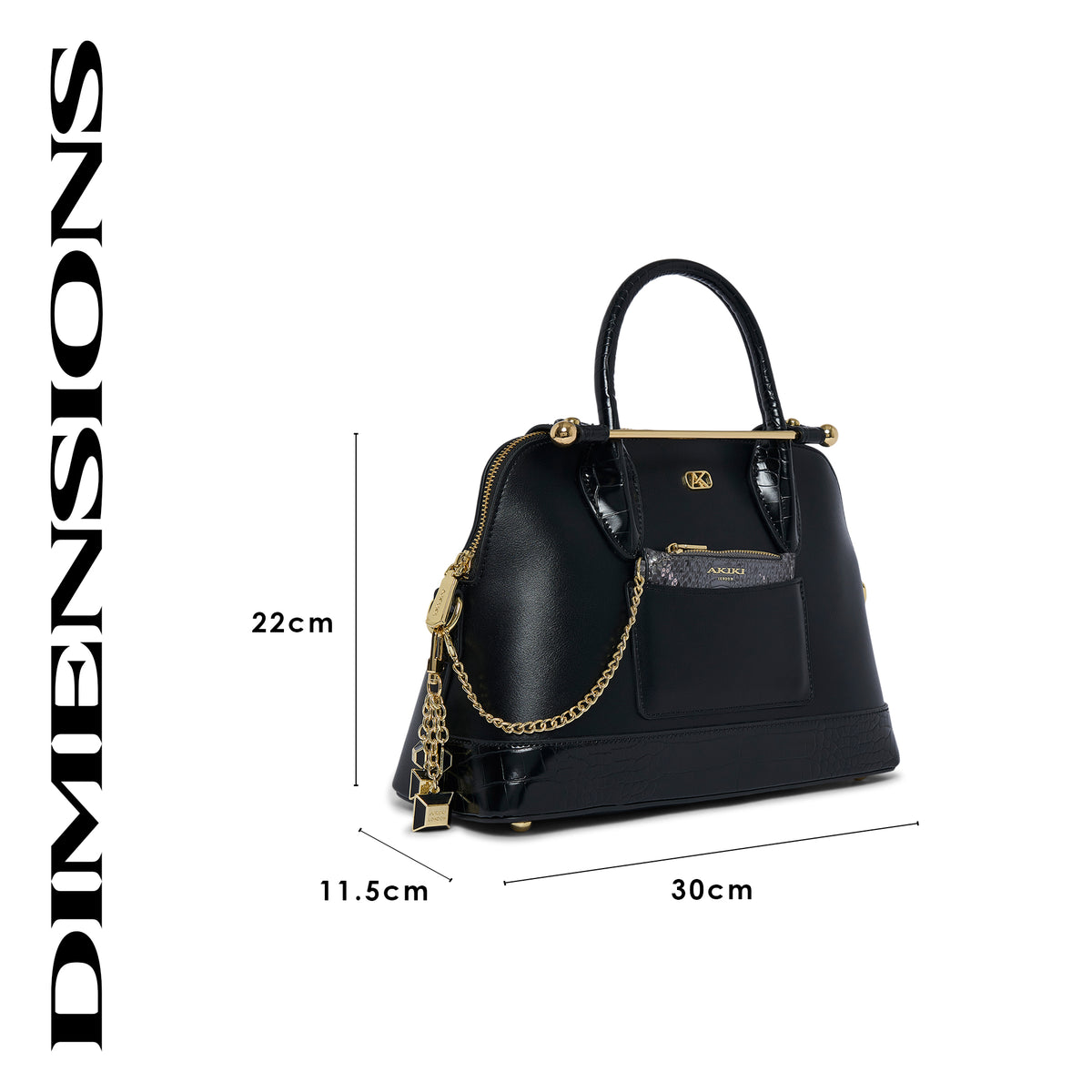 Salisbury 30 Small Handbag Black