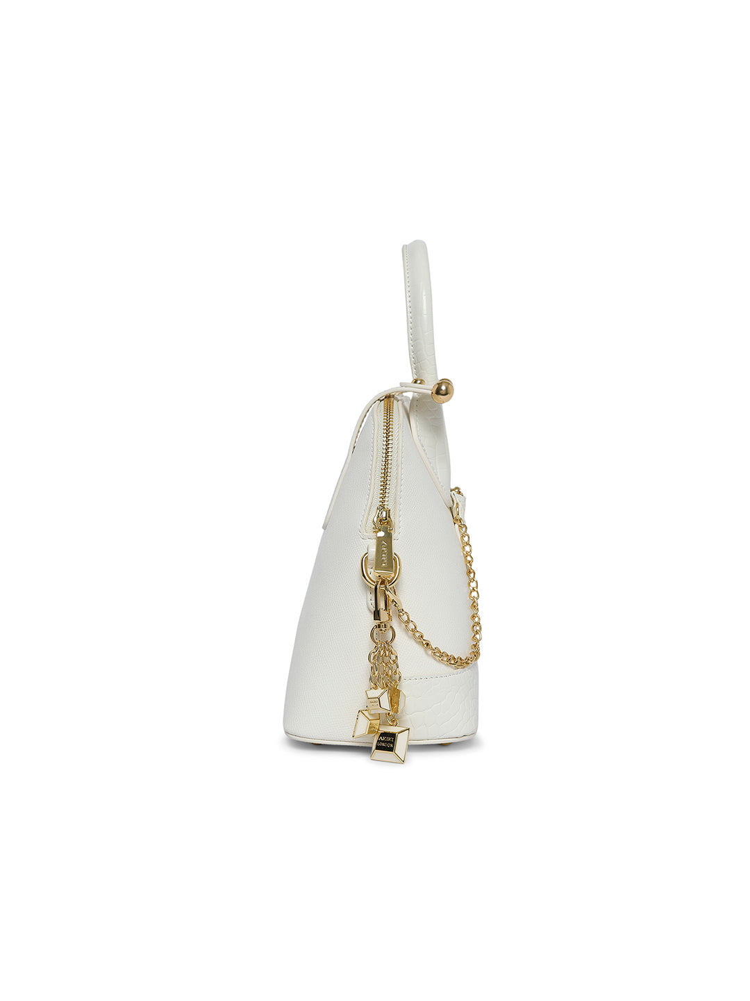 Salisbury 30 Small Handbag White