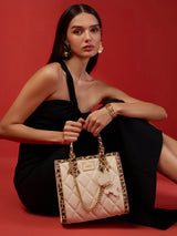 Swinden 25 Box Small Handbag Beige