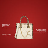 Swinden 25 Box Small Handbag Beige