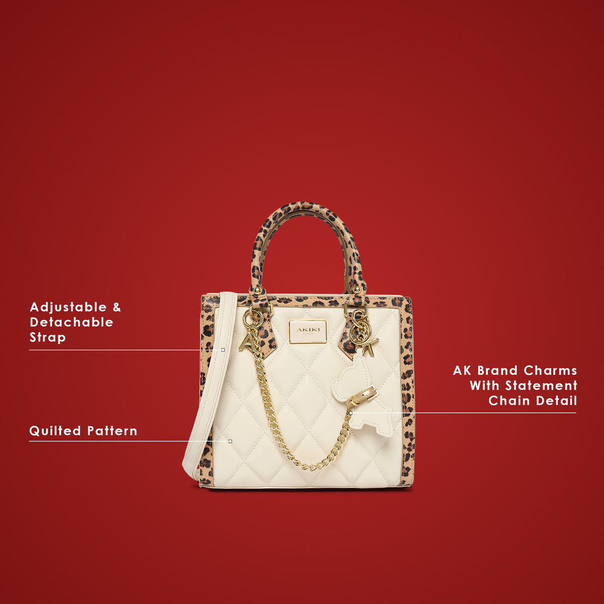 Swinden 25 Box Small Handbag Beige