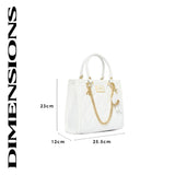 Swinden 25 Box Small Handbag White
