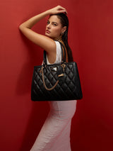 Swinden 35 Box Large Handbag Black