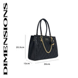Swinden 35 Box Large Handbag Black