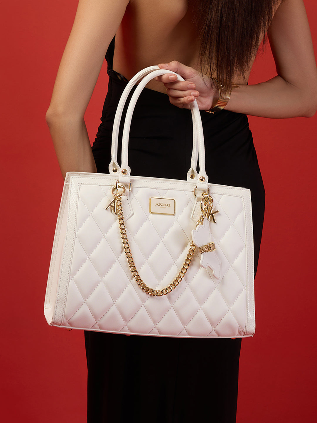 Swinden 35 Box Large Handbag White