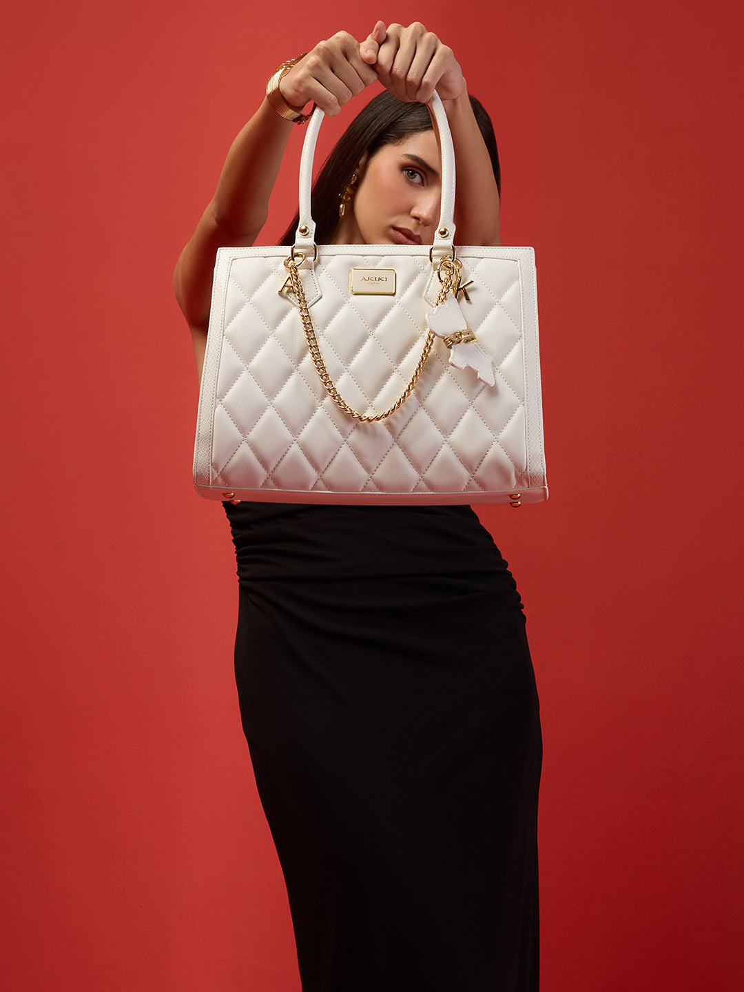 Swinden 35 Box Large Handbag White